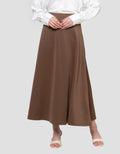 Annisa Flared Solid Rok Panjang Wanita
