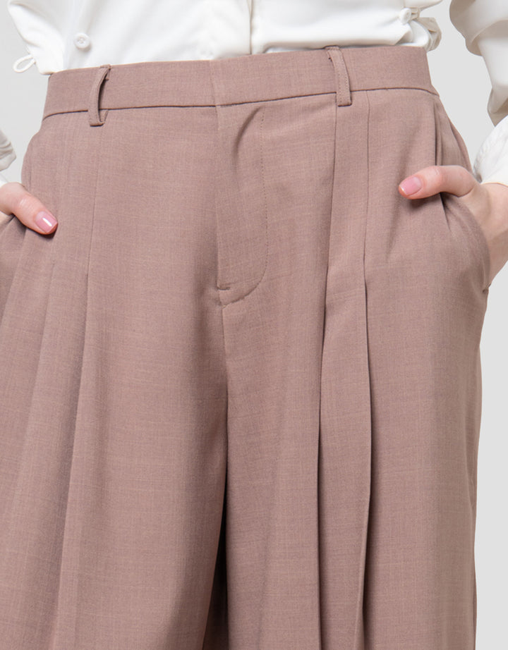 Annisa Wide Leg Palazzo Celana Panjang Wanita