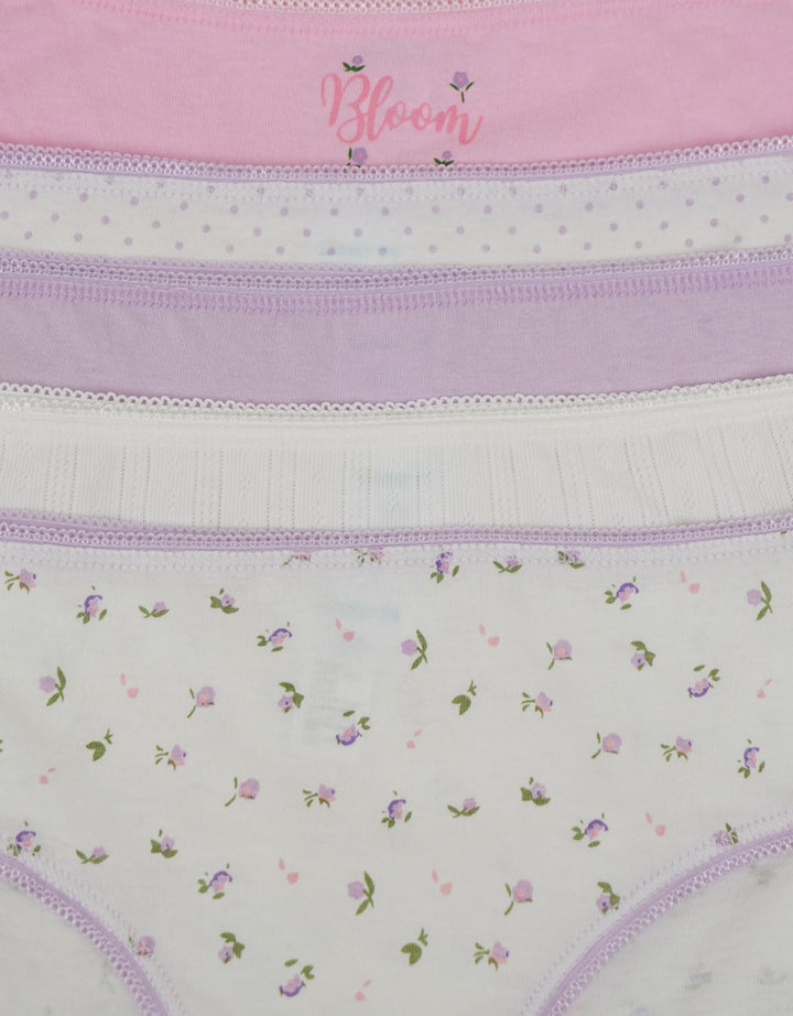 Little M Girls Flower Celana Dalam Pack of 5 Anak Perempuan