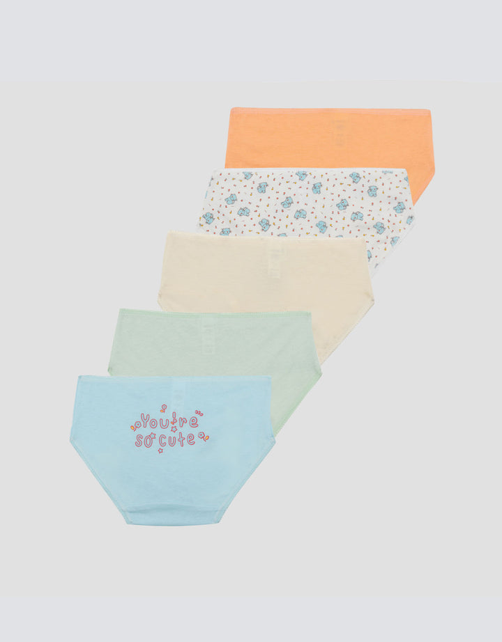 Little M Pack Of 5 Underwear Girls Cat Celana Dalam Anak Perempuan