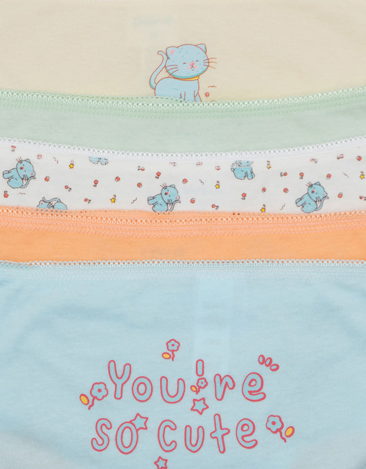 Little M Pack Of 5 Underwear Girls Cat Celana Dalam Anak Perempuan