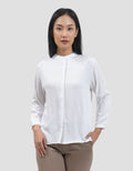 Connexion Mandarin Collar Basic Kemeja Wanita