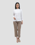 Connexion Mandarin Collar Basic Kemeja Wanita