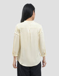 Connexion Mandarin Collar Basic Kemeja Wanita