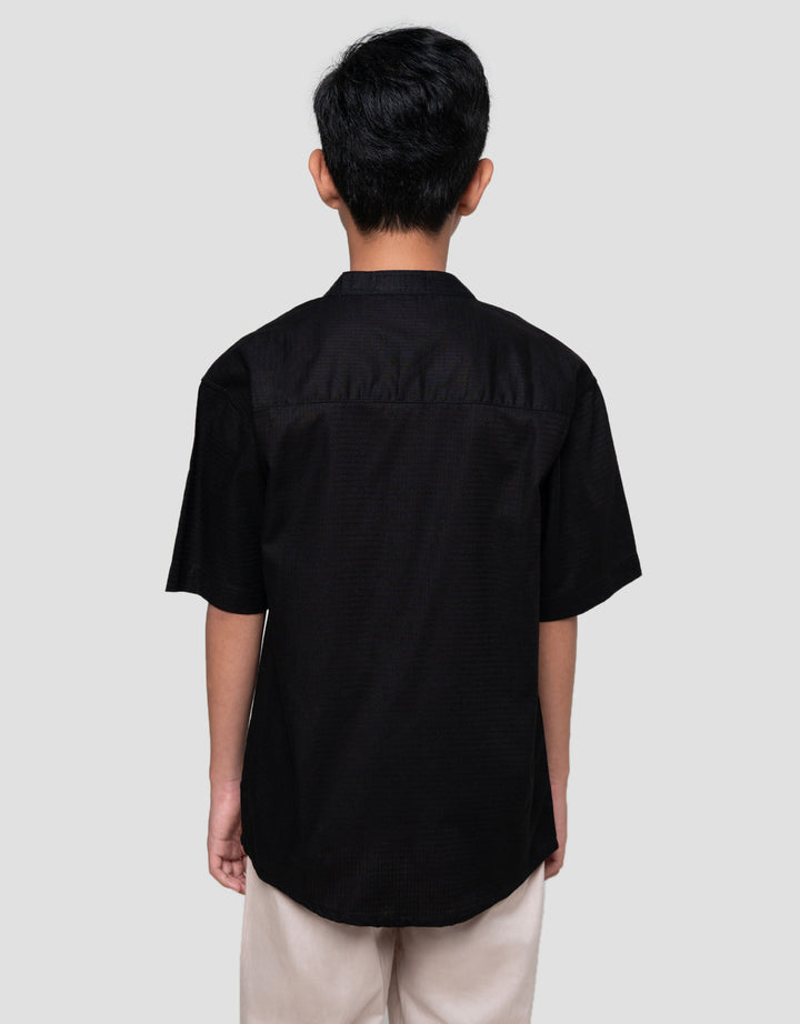 Nevada Casual Solid Pocket Baju Koko Anak Laki-laki