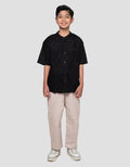 Nevada Casual Solid Pocket Baju Koko Anak Laki-laki