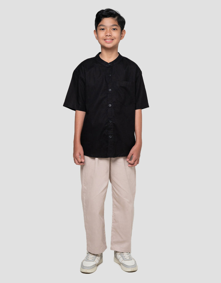 Nevada Casual Solid Pocket Baju Koko Anak Laki-laki