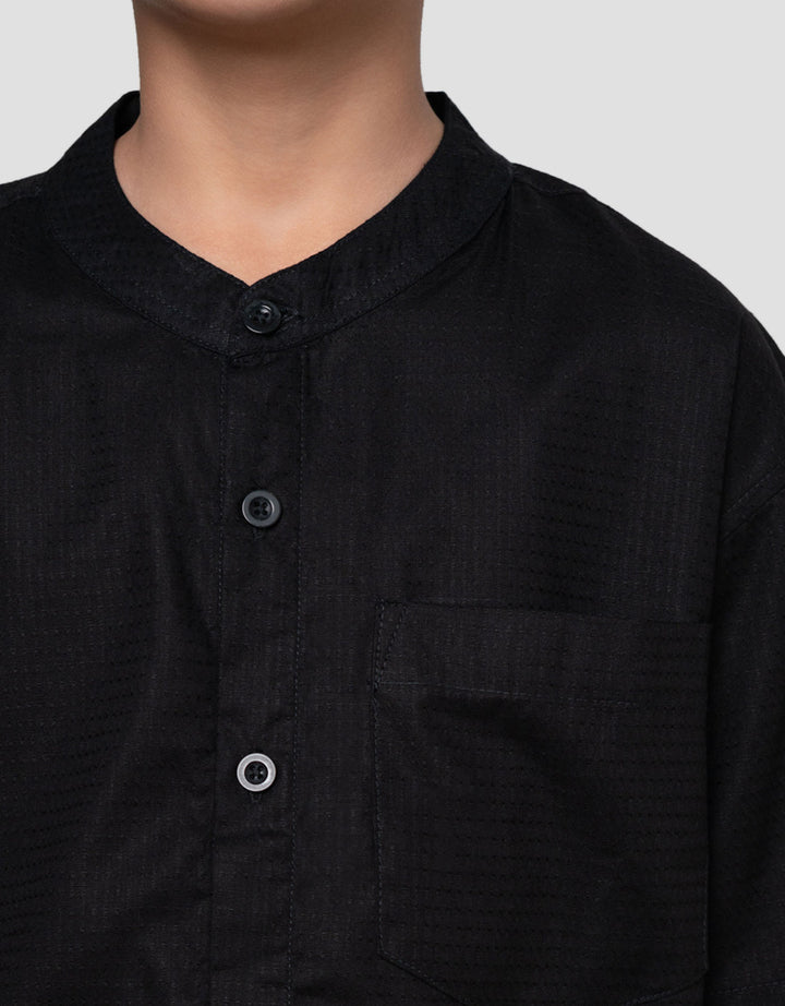 Nevada Casual Solid Pocket Baju Koko Anak Laki-laki