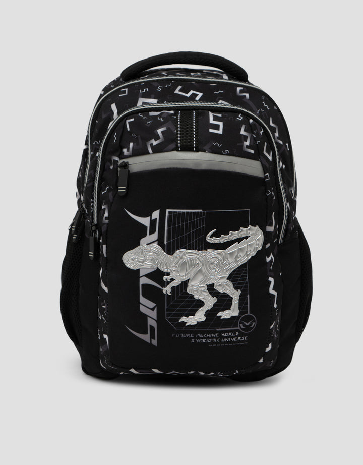 Yippi Tirex Silver Backpack Anak Laki-laki