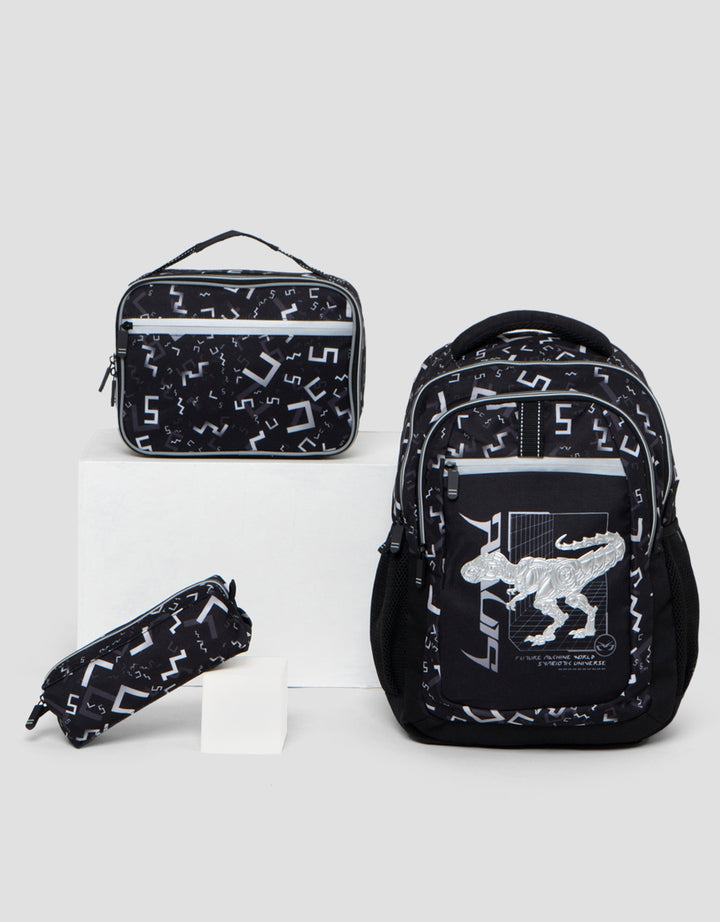 Yippi Tirex Silver Backpack Anak Laki-laki