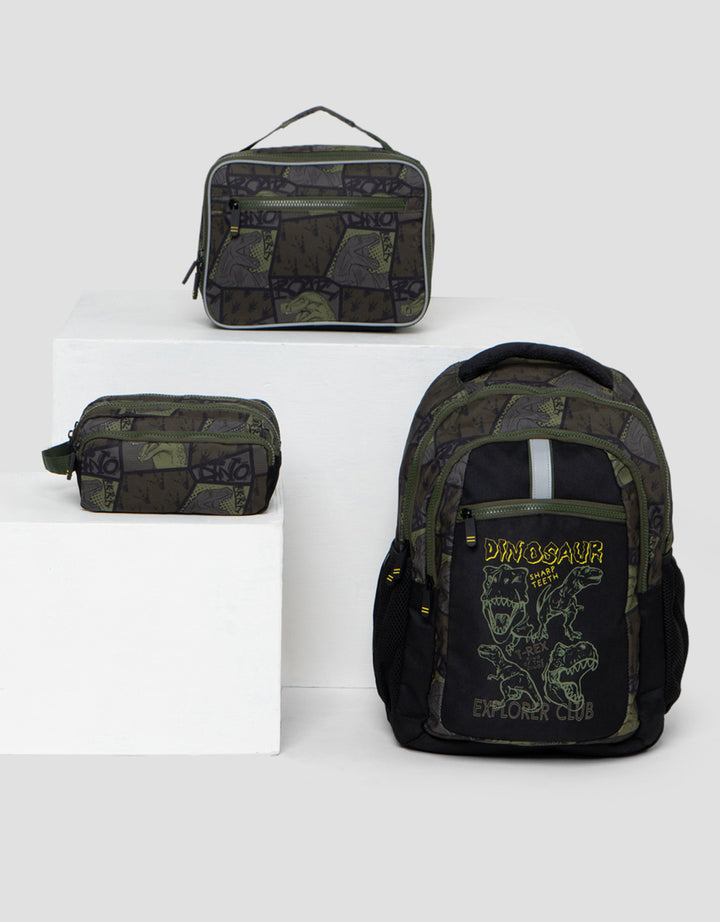 Yippi Dino Puzzle Backpack Anak Laki-laki