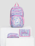 Yippi Purple Unicorn With Wings Backpack Anak Perempuan