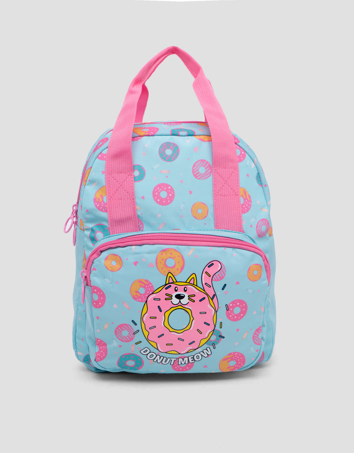 Yippi Summer Donut Meow Backpack Anak Perempuan