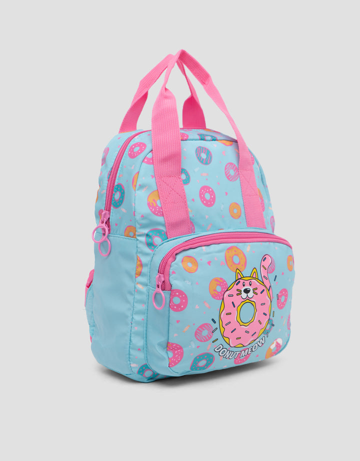 Yippi Summer Donut Meow Backpack Anak Perempuan