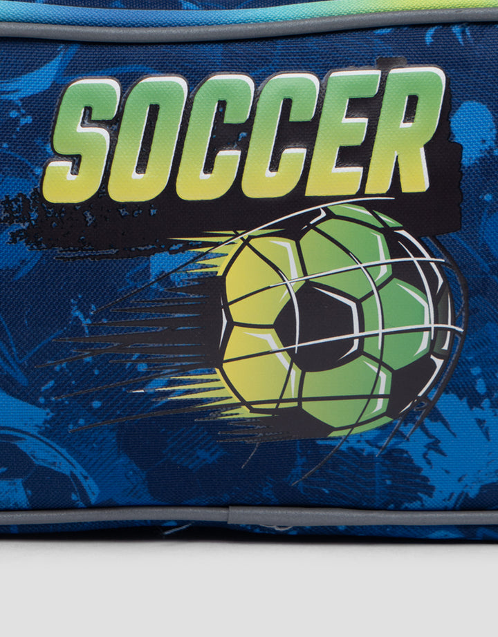 Yippi Soccer Green Kotak Pensil Anak Laki-laki
