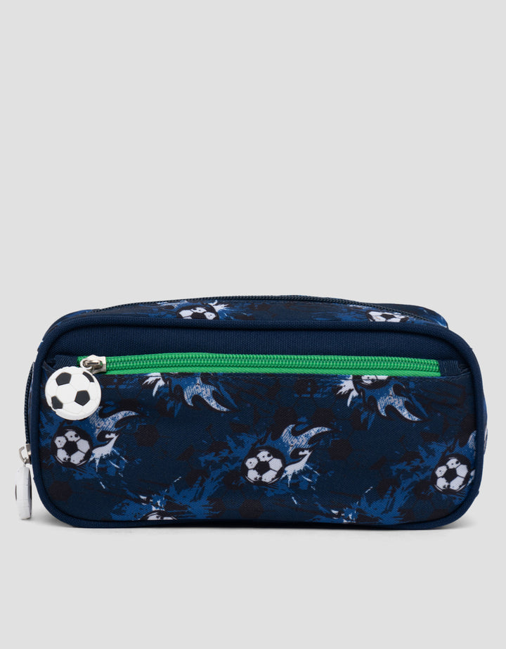 Yippi Soccer Blue Kotak Pensil Anak Laki-laki