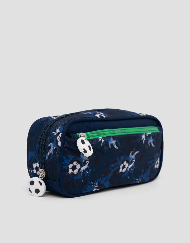 Yippi Soccer Blue Kotak Pensil Anak Laki-laki