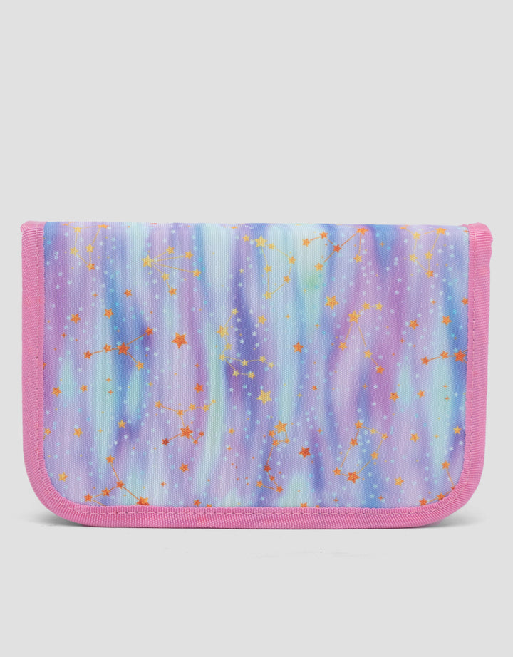 Yippi Purple Unicorn Wings Kotak Pensil Anak Perempuan