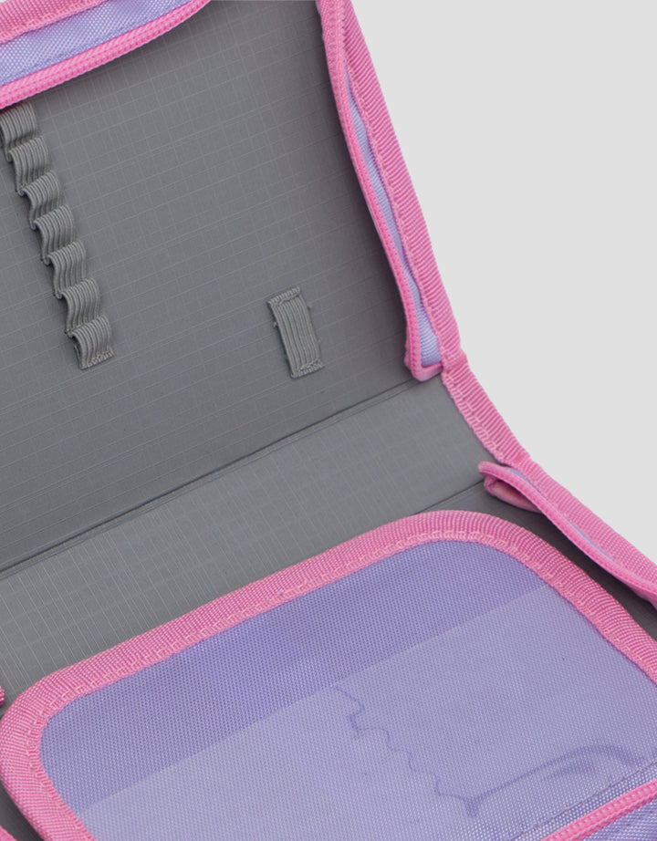 Yippi Purple Unicorn Wings Kotak Pensil Anak Perempuan