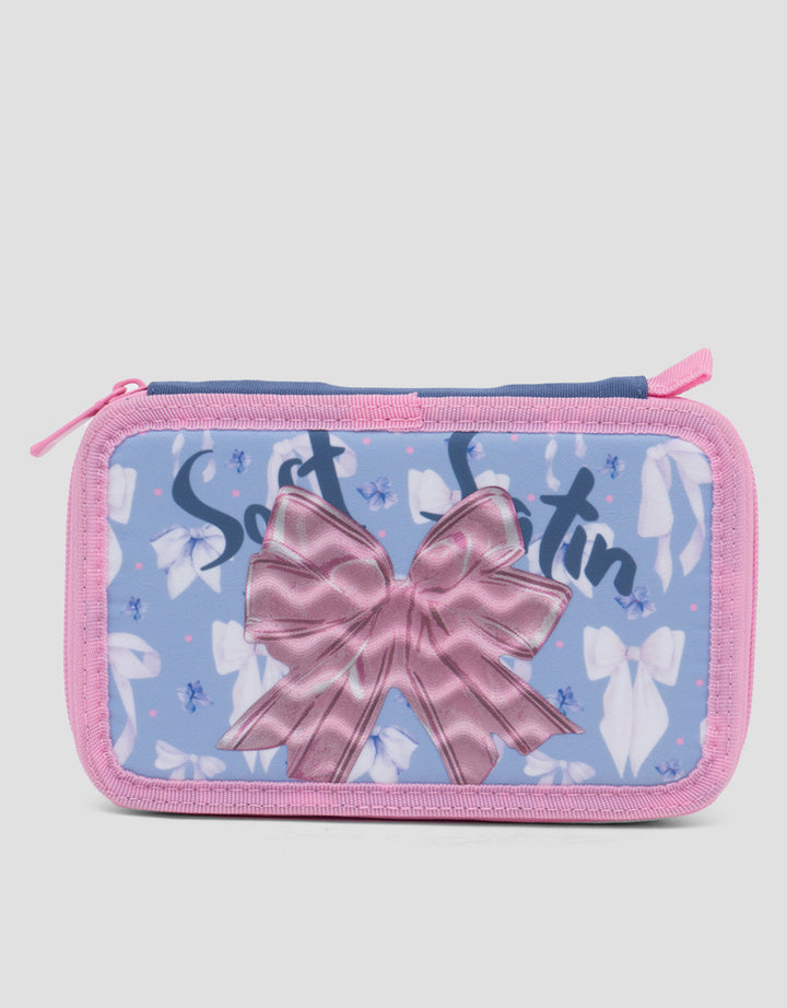 Yippi Soft Satin Ribbon Kotak Pensil Anak Perempuan