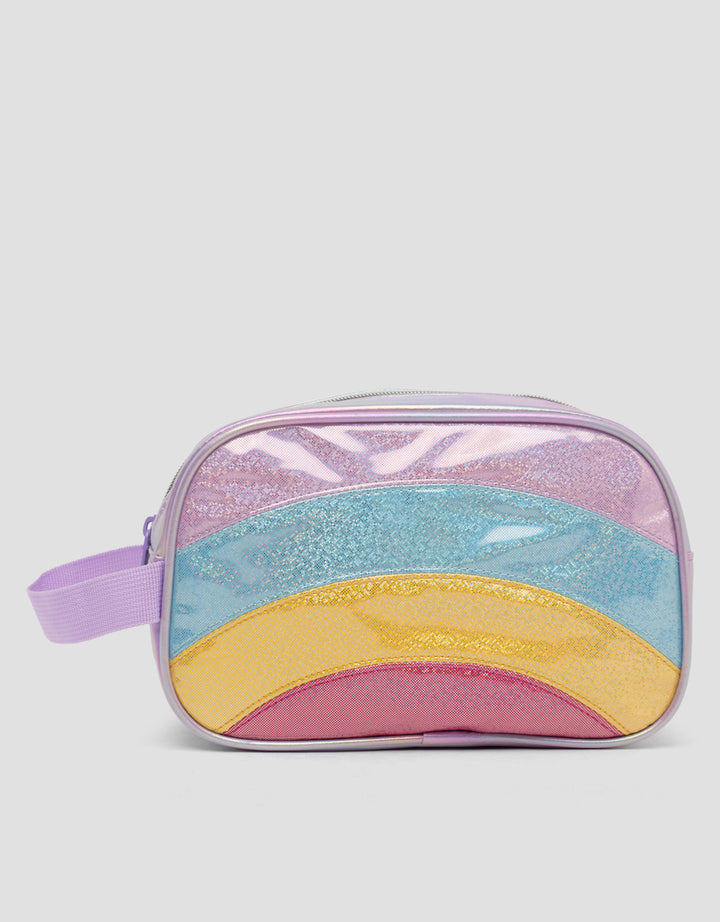 Yippi Glitter Rainbow Kotak Pensil Anak Perempuan