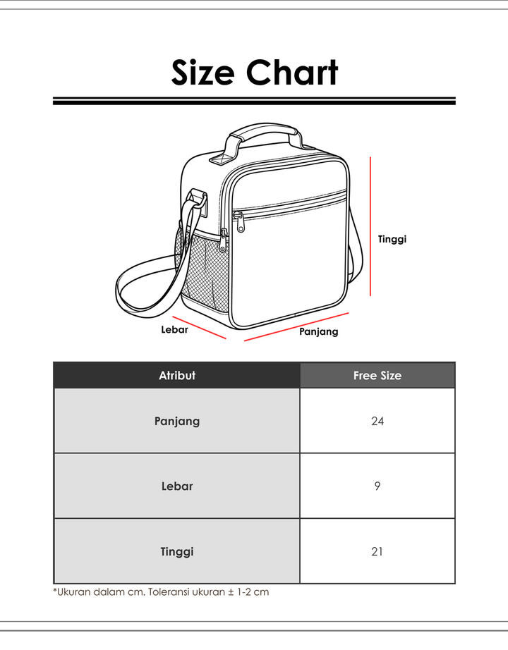 Yippi Stripe Goal Lunch Bag Anak Laki-laki