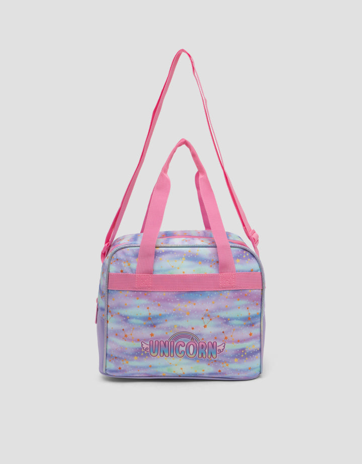 Yippi Purple Unicorn With Wings Lunch Bag Anak Perempuan