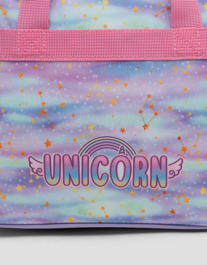 Yippi Purple Unicorn With Wings Lunch Bag Anak Perempuan