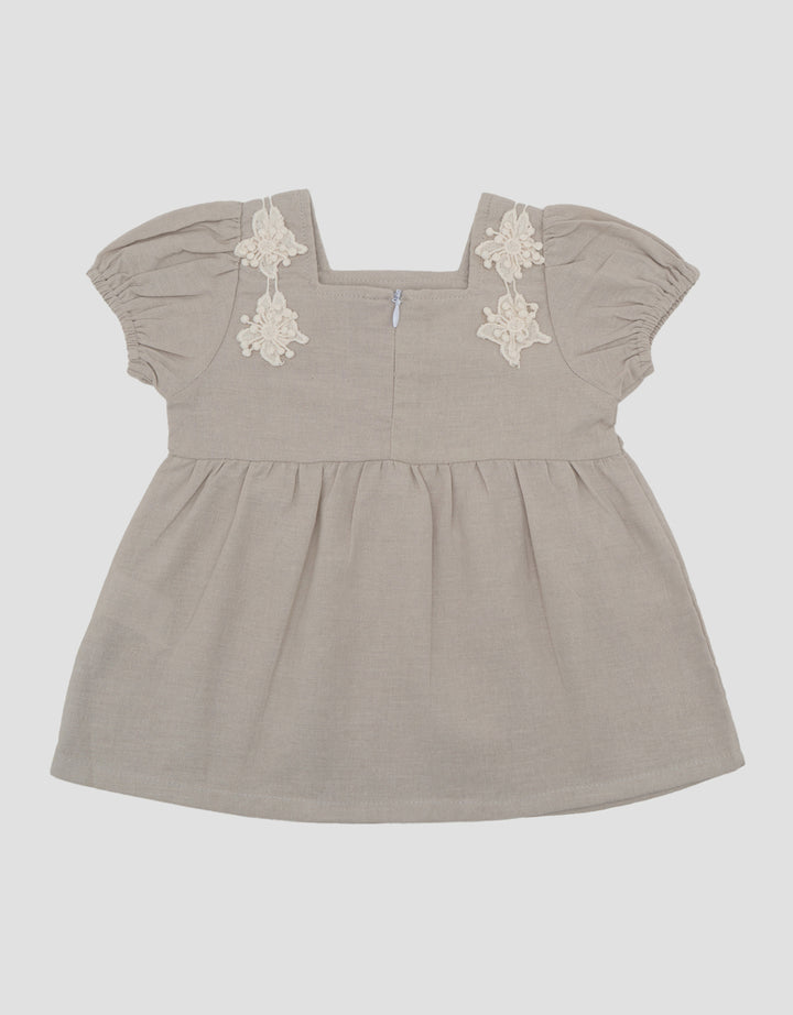 Little M Linen Crossye Blouse Bayi