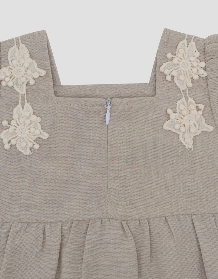 Little M Linen Crossye Blouse Bayi