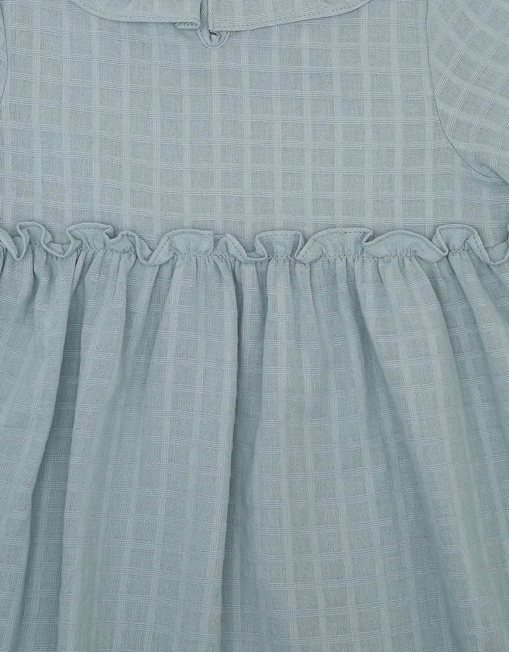 Little M 7/8 Woven Textured Midi Dress Bayi