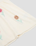 Little M Double Knit Flowers Applique Midi Dress Bayi