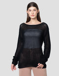 Connexion Chrochet Sweater Wanita