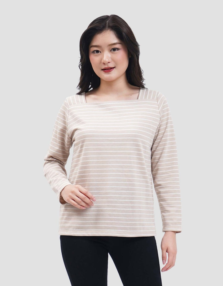 Connexion Square Neck Kaos Wanita