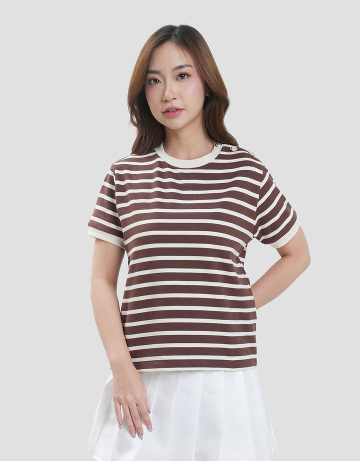 Connexion Emas Kaos Lengan Pendek Wanita