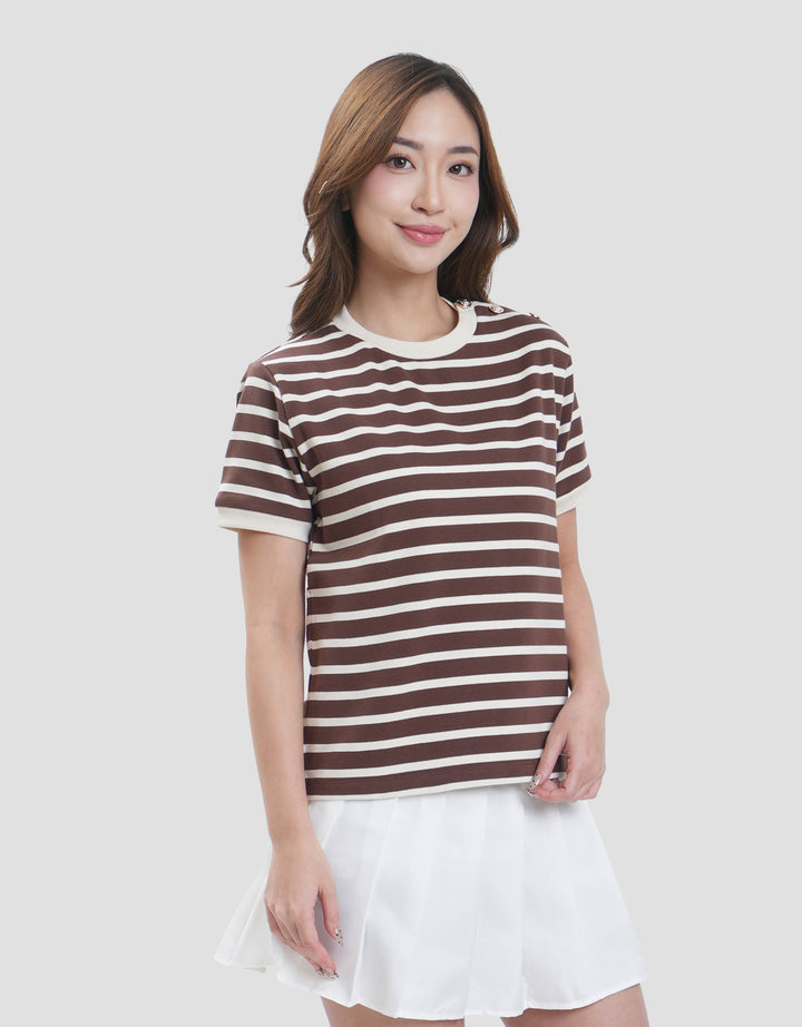 Connexion Emas Kaos Lengan Pendek Wanita