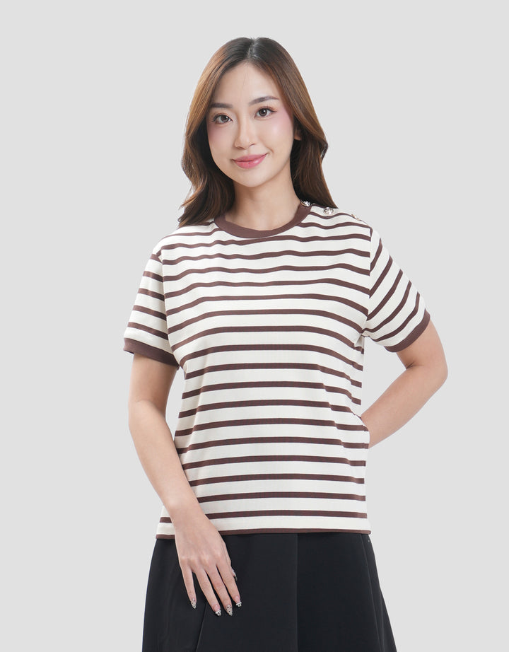Connexion Emas Kaos Lengan Pendek Wanita
