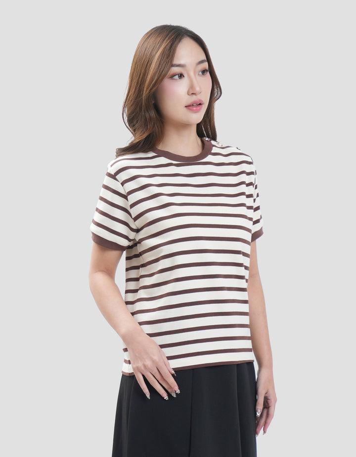 Connexion Emas Kaos Lengan Pendek Wanita