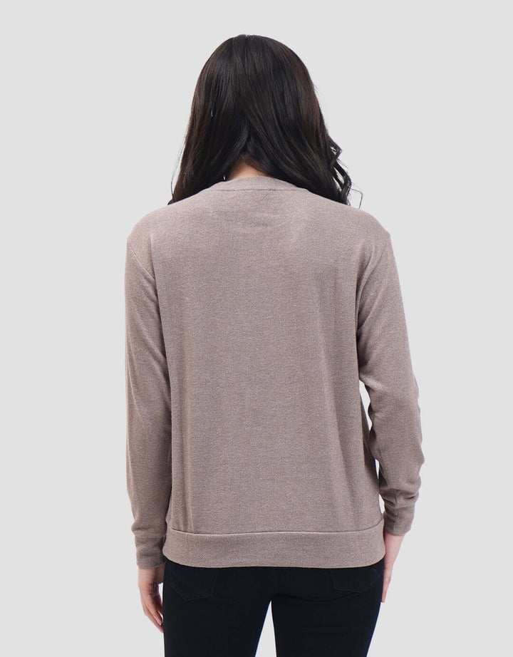 Connexion Fleece Ban Kaos Wanita