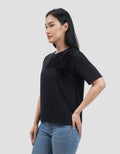 Connexion Chorchet Flower Kaos Wanita