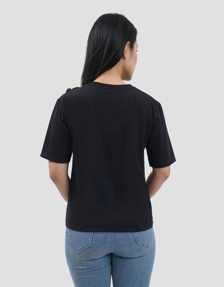 Connexion Chorchet Flower Kaos Wanita