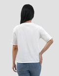 Connexion Chorchet Flower Kaos Wanita