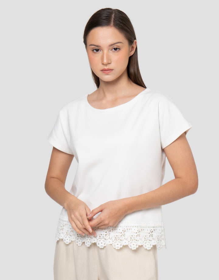 Connexion Kb Eyelet Kaos Wanita