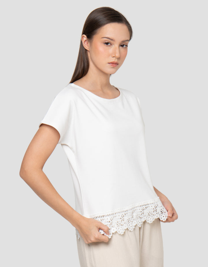 Connexion Kb Eyelet Kaos Wanita