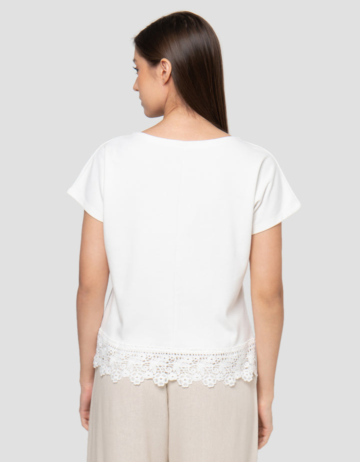Connexion Kb Eyelet Kaos Wanita