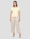 Connexion Kb Eyelet Kaos Wanita