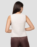 Connexion Vest Gold Button Wanita