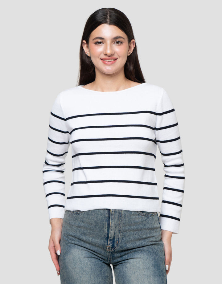 Connexion Boatneck Kaos Wanita