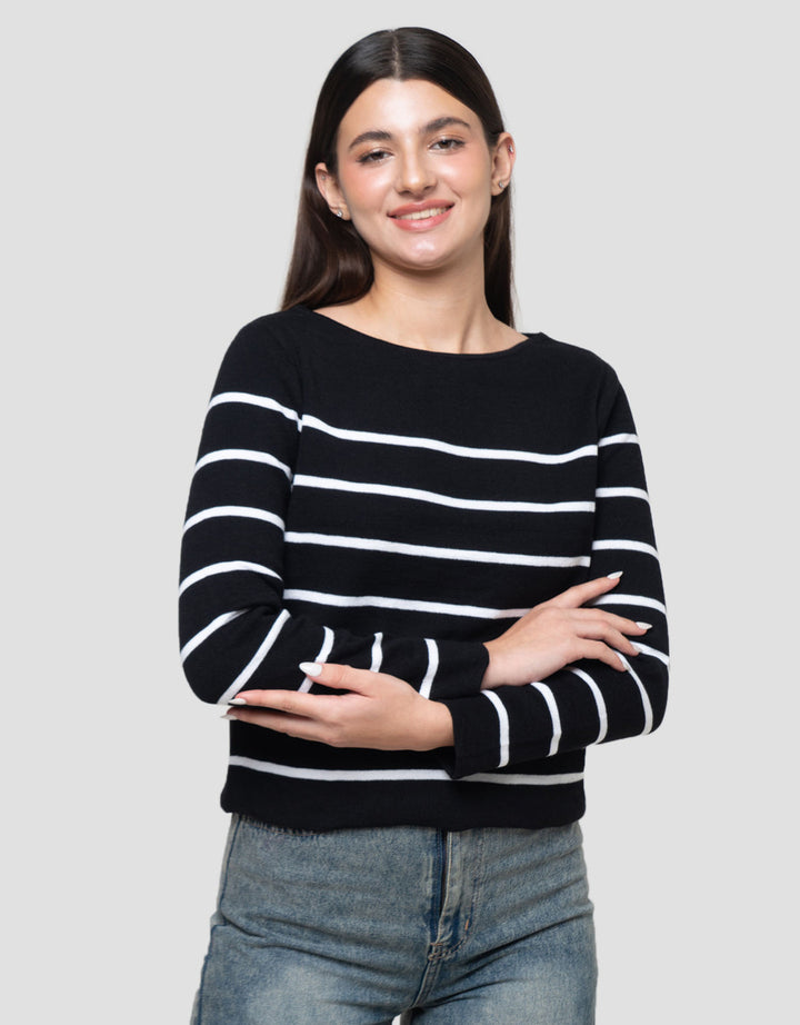 Connexion Boatneck Kaos Wanita