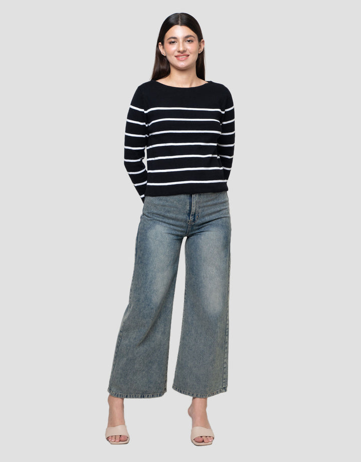Connexion Boatneck Kaos Wanita